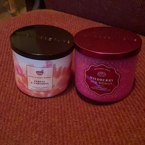 Two Bath & Body Works Candles